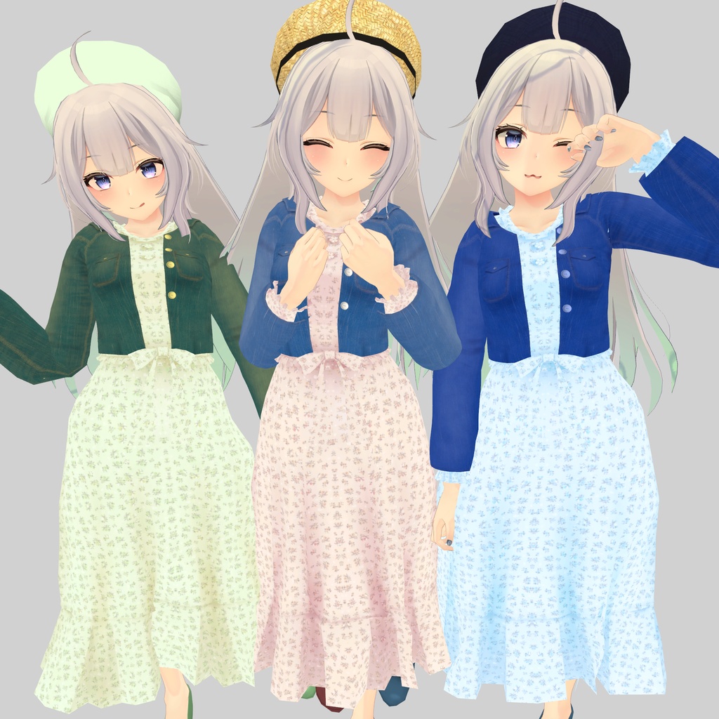 【ウルフェリア専用衣装】春服ワンピース