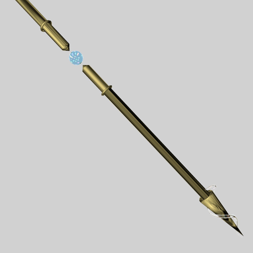 【4アバター対応】魔法使いの衣装&魔法の杖