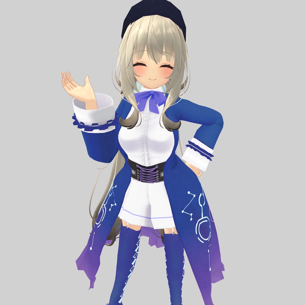 【4アバター対応】魔法使いの衣装&魔法の杖