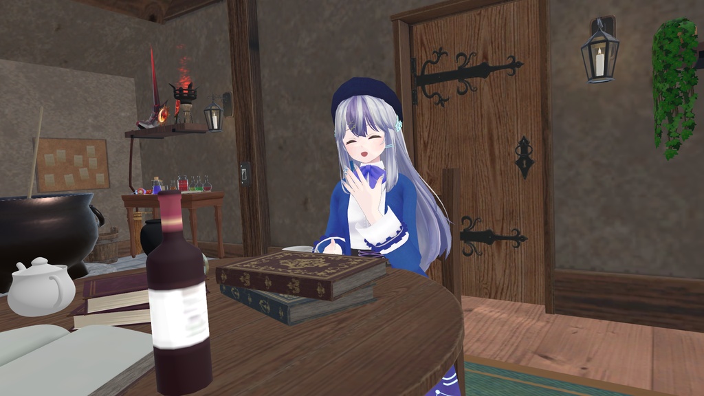 【4アバター対応】魔法使いの衣装&魔法の杖