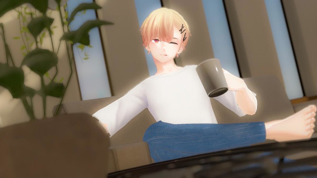 【杏里・水瀬 専用衣装】白Tシャツ&ジーパン