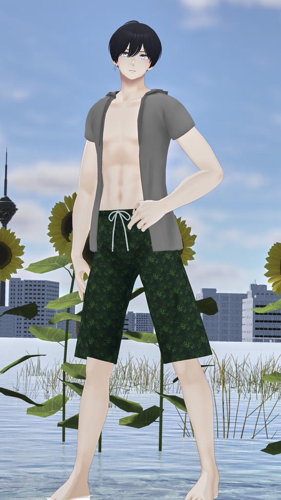 【杏里専用衣装】これで海とプールはばっちりセット