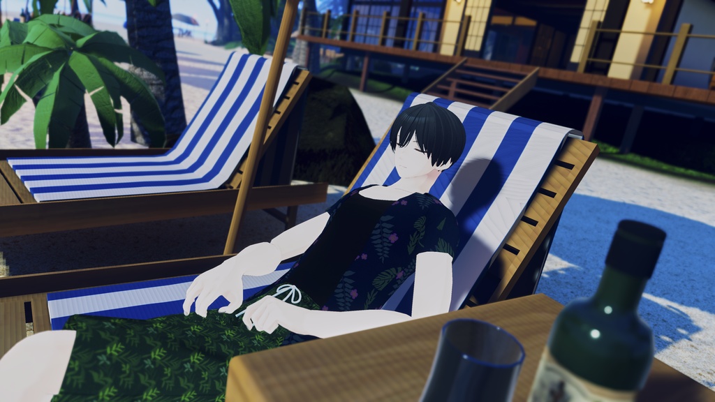 【杏里専用衣装】これで海とプールはばっちりセット