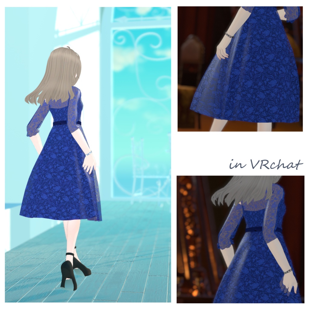 【透羽専用衣装】party ribbon dress【PB対応】