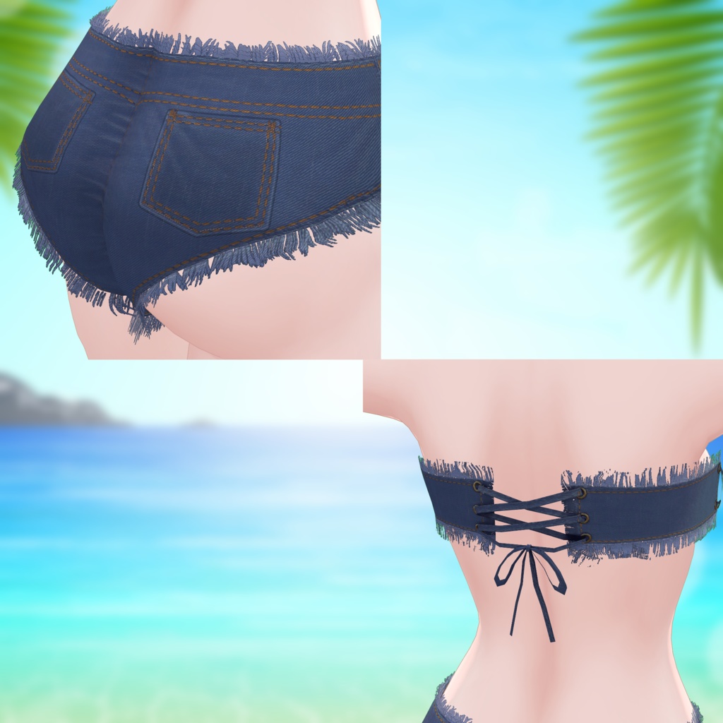 【森羅専用】denim swimwear(水着)