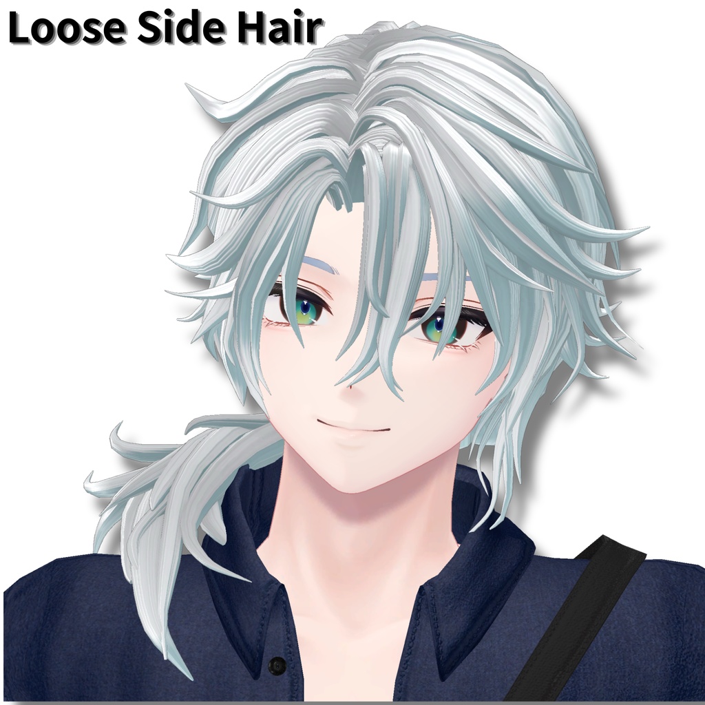 セール中【複数アバター対応】Loose　Side Hair