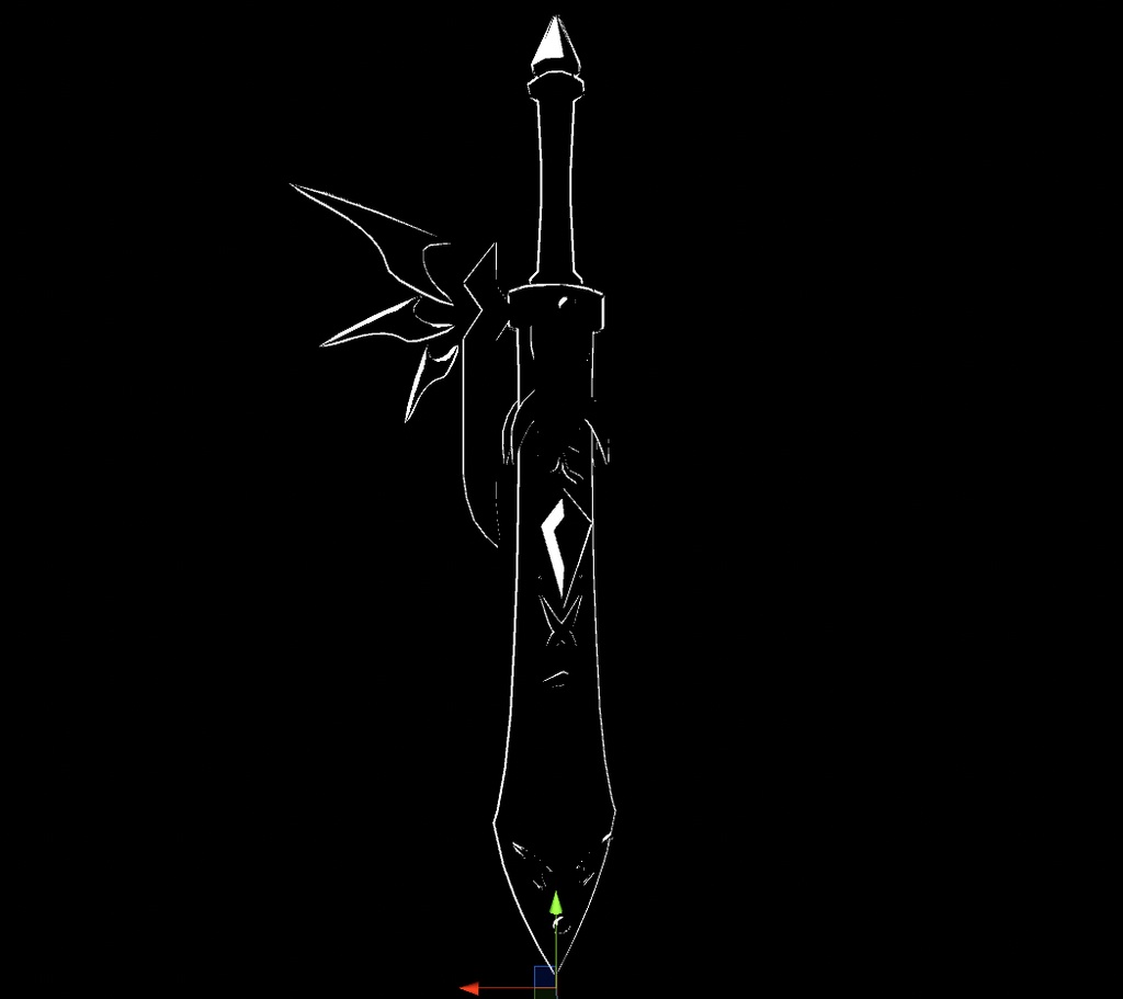 【VRChat想定】monochrome shader