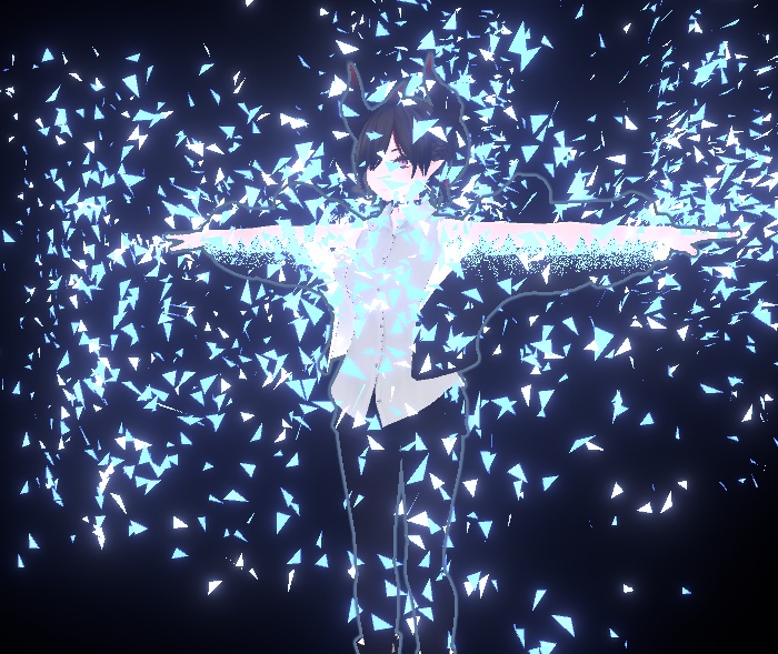 【VRChat想定】distract fade shader