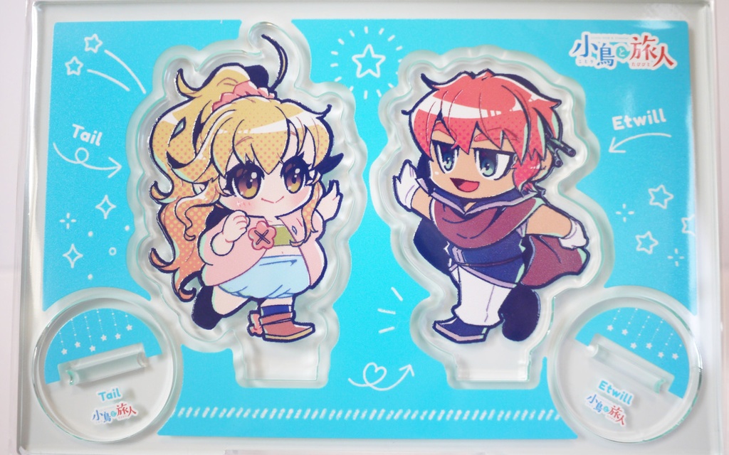 小鳥と旅人アクリルプレート