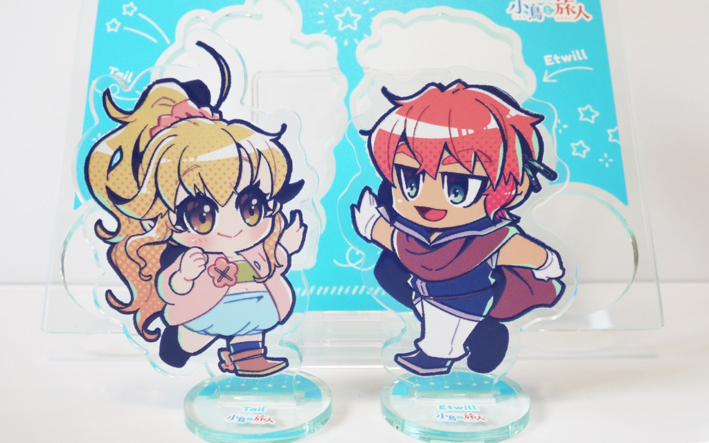 小鳥と旅人アクリルプレート