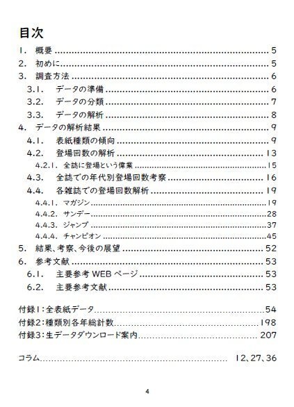 週刊少年四誌 マガジン・サンデー・ジャンプ・チャンピオン 1959~2019表紙データ全まとめ DL版