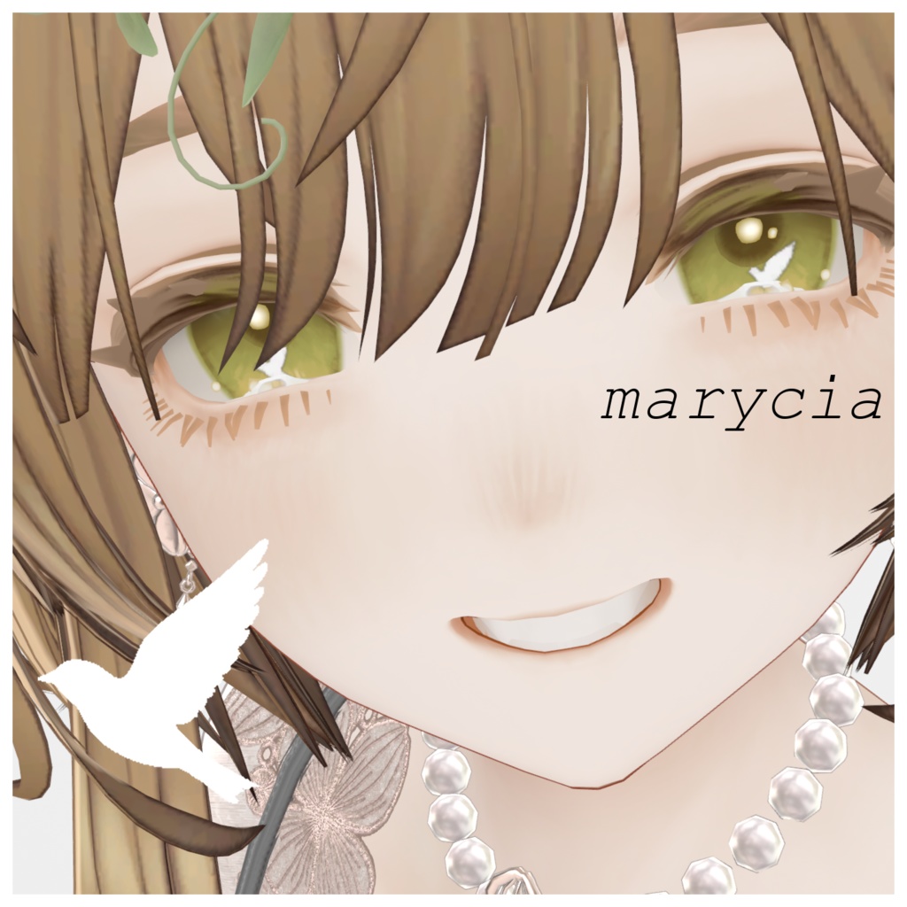 【複数アバター対応】瞳の中で動く鳥アイテクスチャ & Lapwing専用瞳テクスチャ