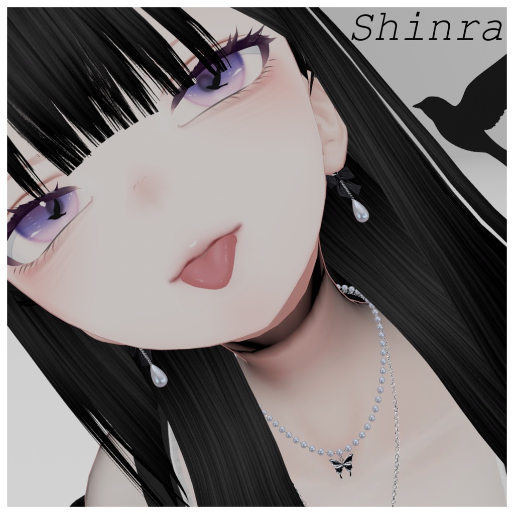 【複数アバター対応】瞳の中で動く鳥アイテクスチャ & Lapwing専用瞳テクスチャ