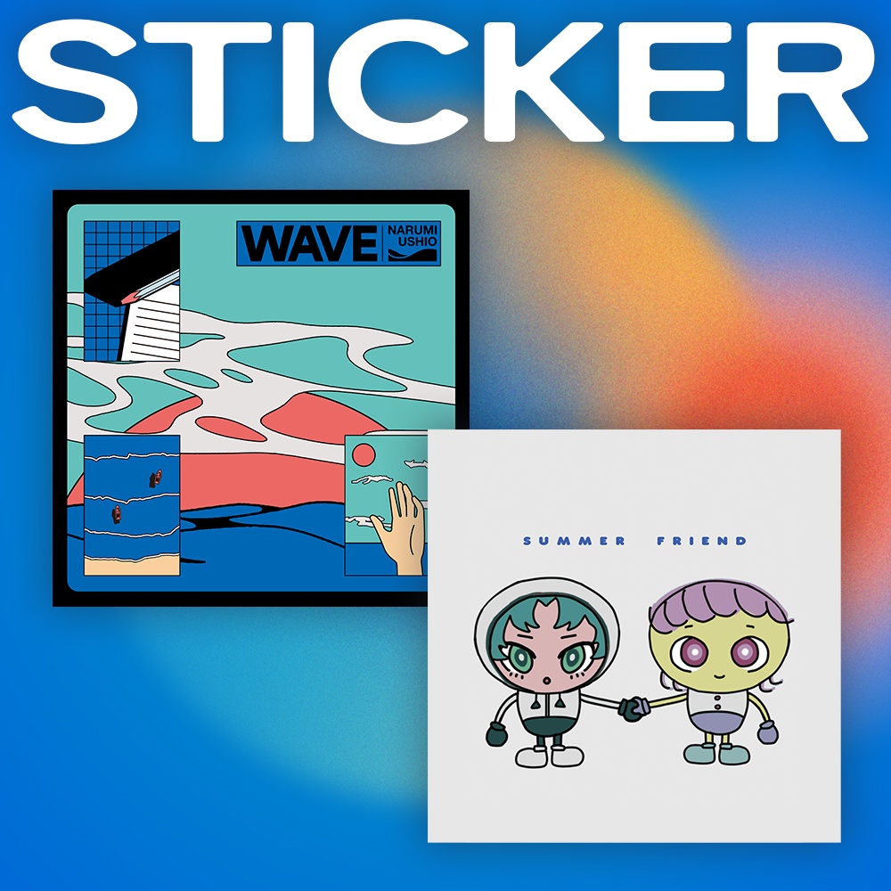 【ステッカー】NEW 2種【潮成実】