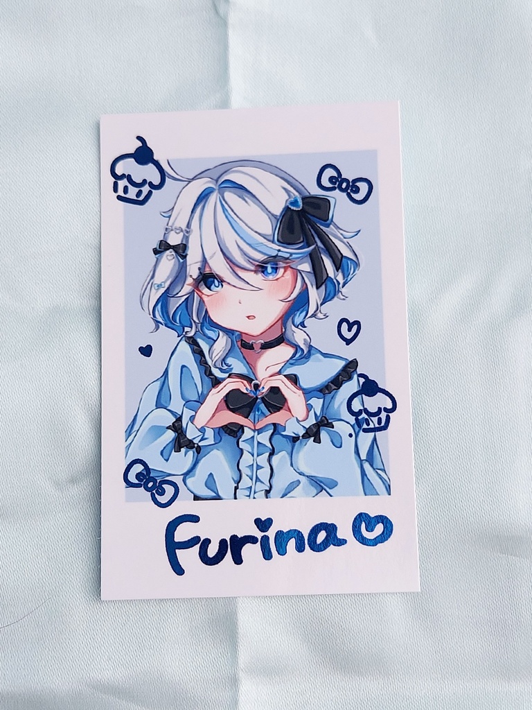 フリーナ 箔加工付きインスタントフォト風カード