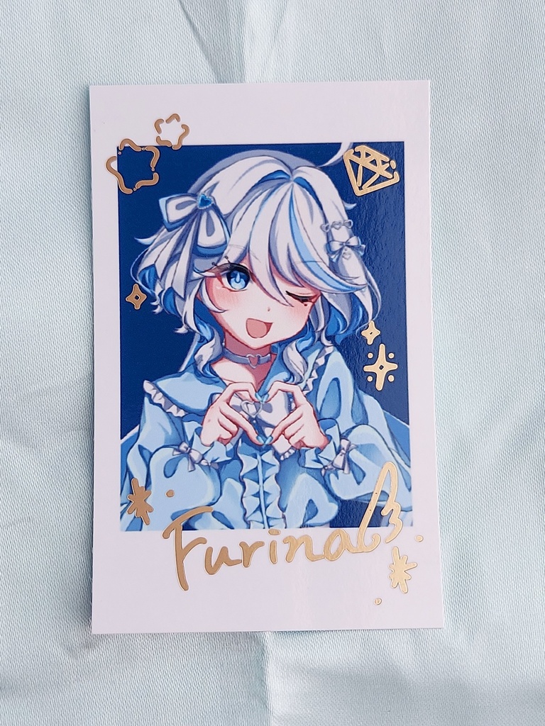 フリーナ 箔加工付きインスタントフォト風カード