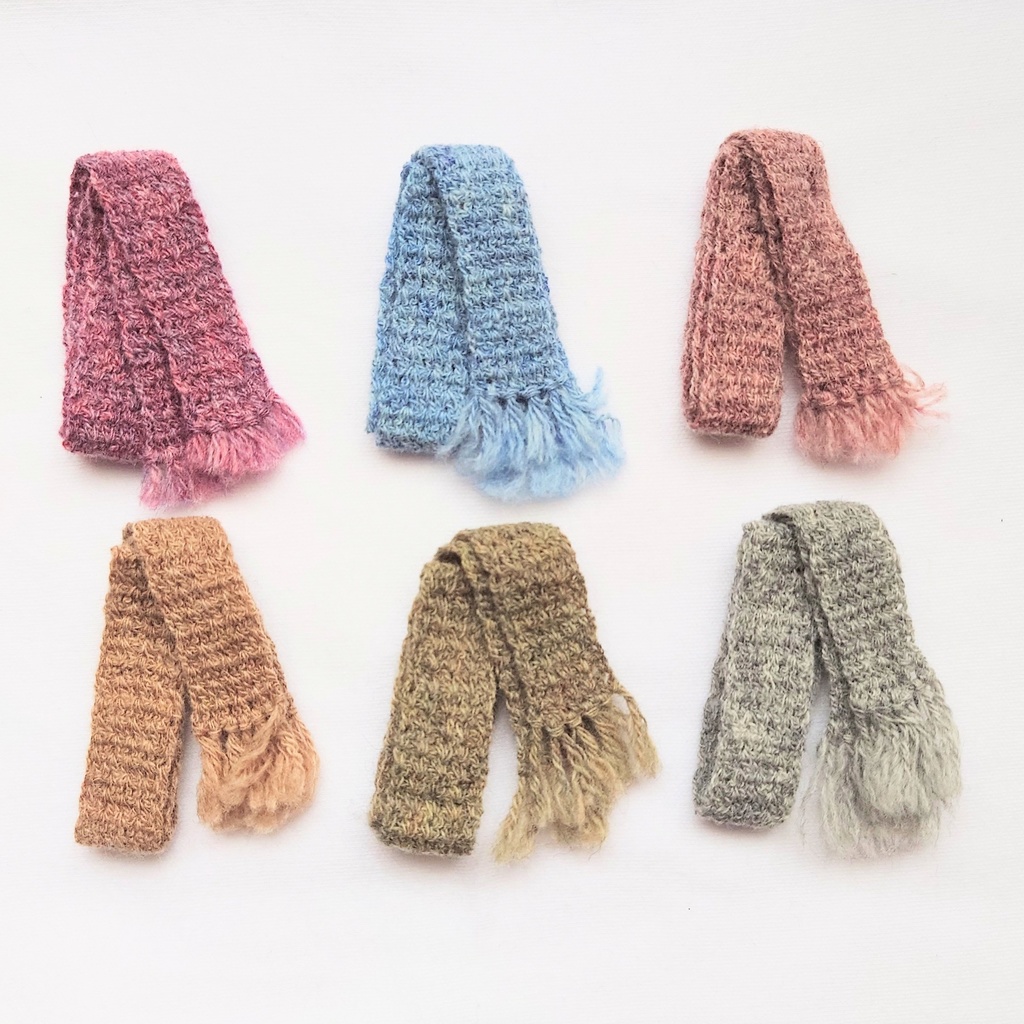 かぎ針編みマフラー