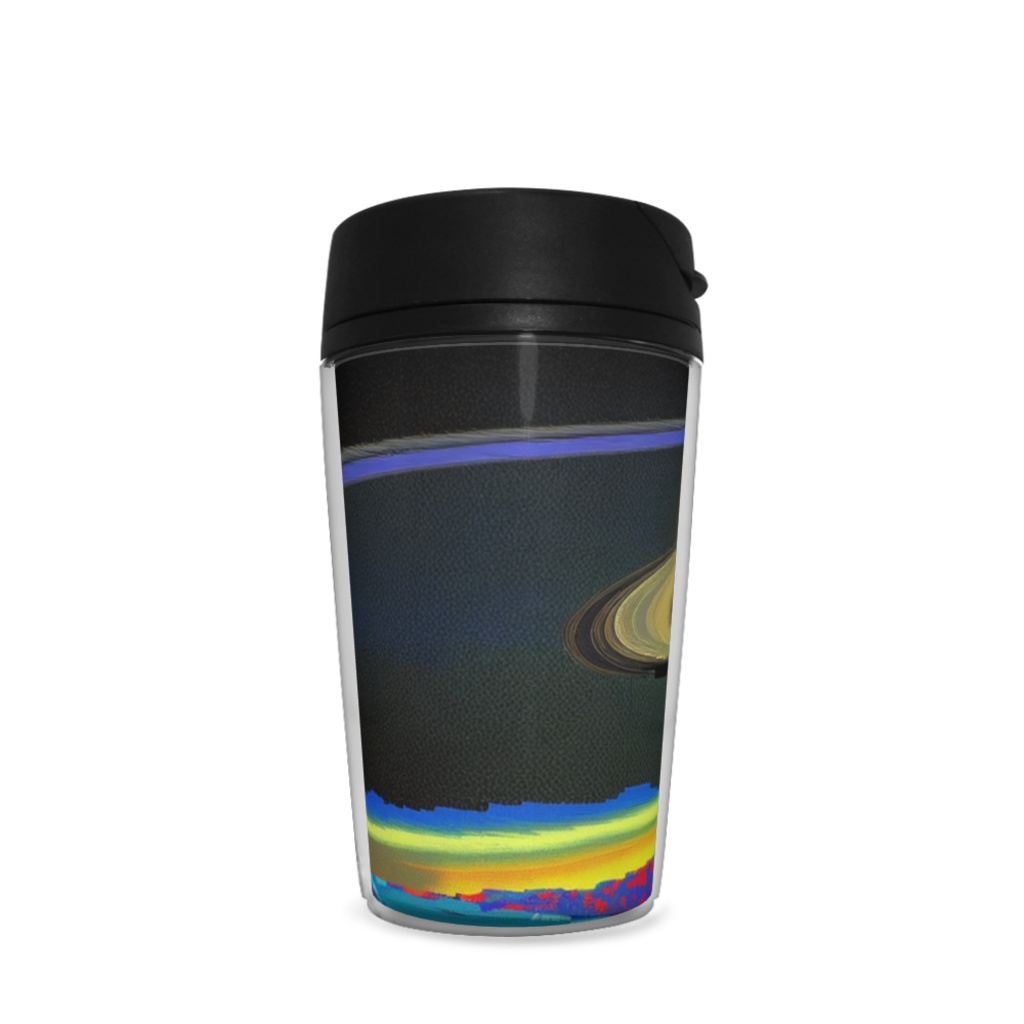 ドット調のspaceデザインマグカップ