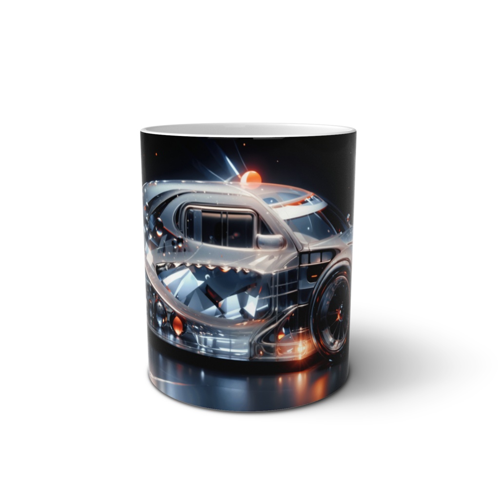 クリスタルスポーツカーマグカップ