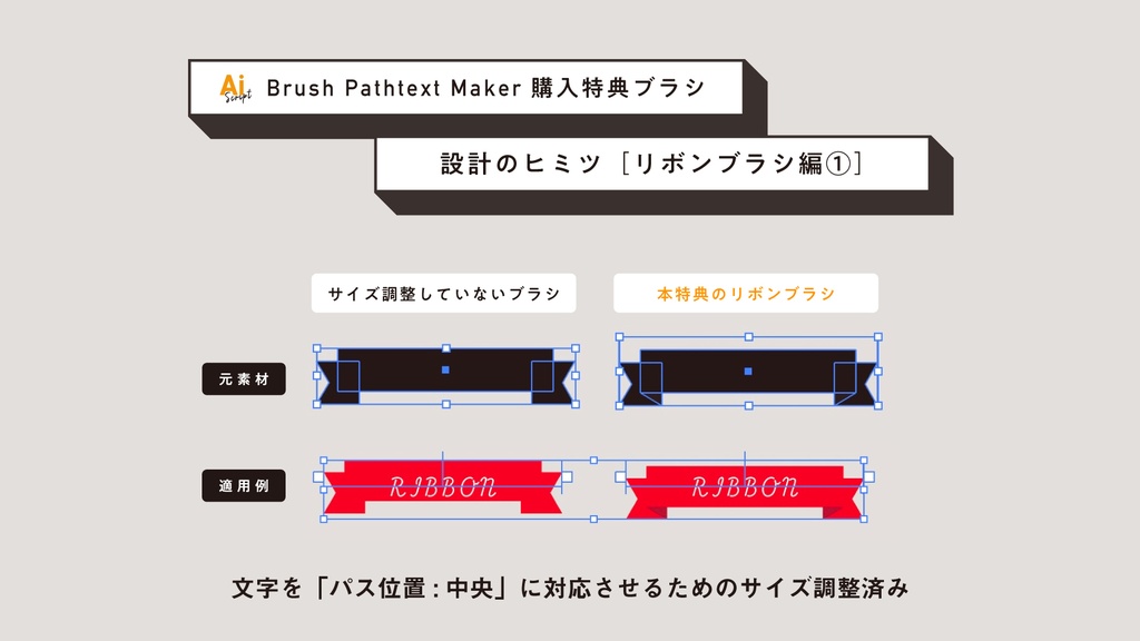 【Illustrator】ブラシ付きパス上文字を爆速生成。画像の輪郭に沿った文字配置もラクにできるスクリプト「Brush Pathtext Maker 2.0」