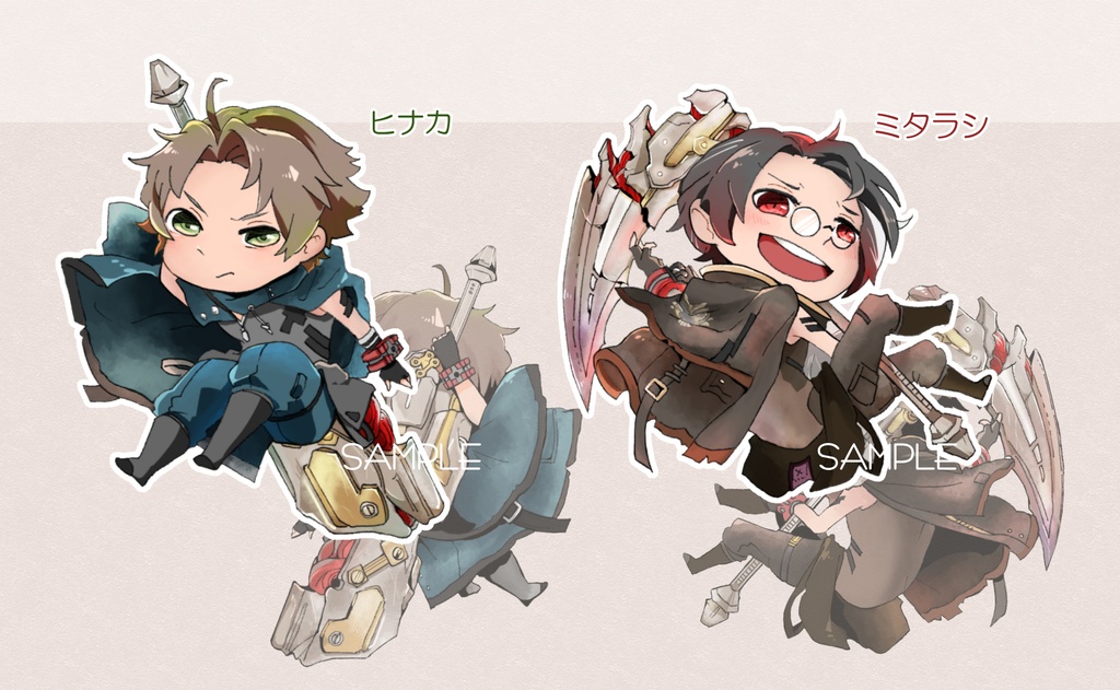 自機アクリルキーホルダー