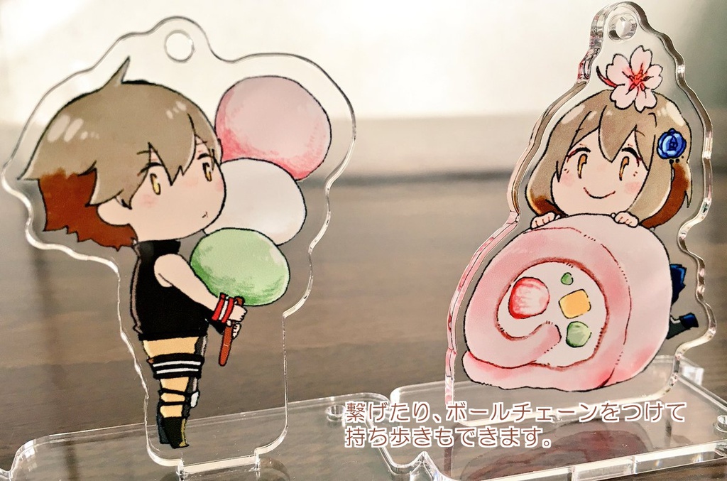 うちの子×お菓子 アクリルキーホルダー