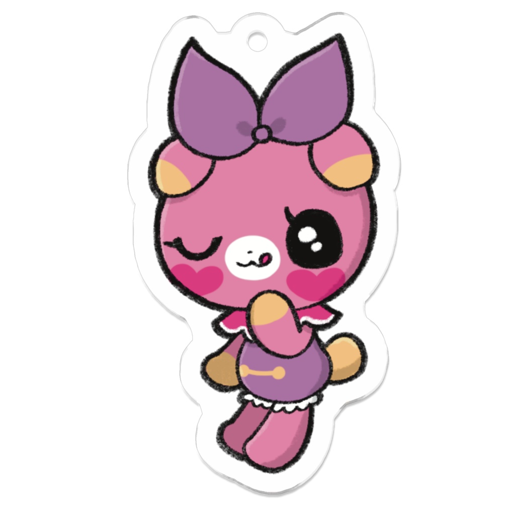チュチュのアクリルキーホルダー
