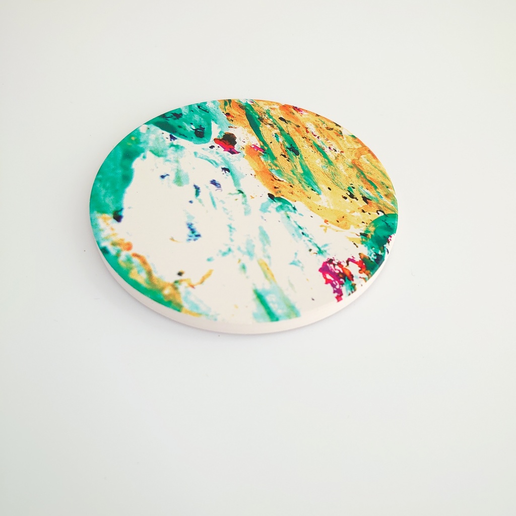 妖精 白雲石吸水コースター お家時間を楽しく