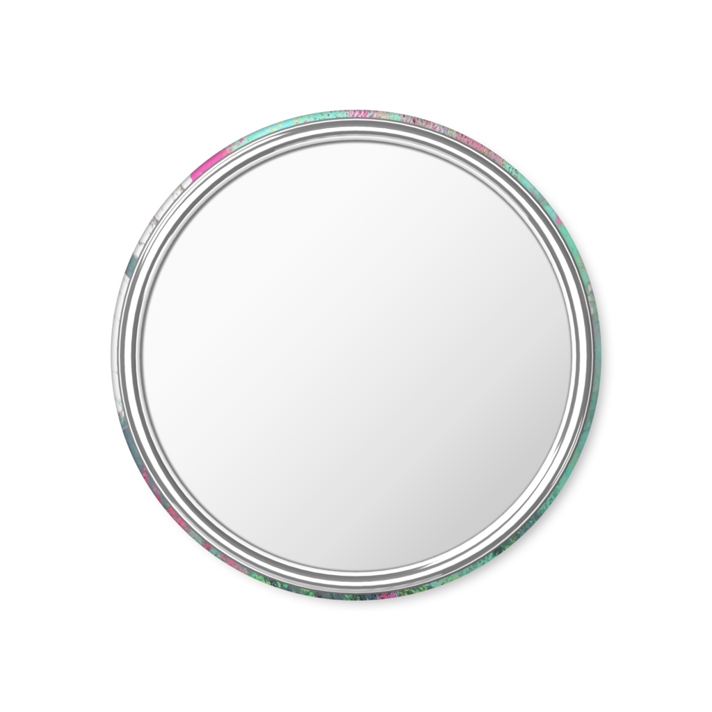 山と空 缶ミラー お出かけを楽しく