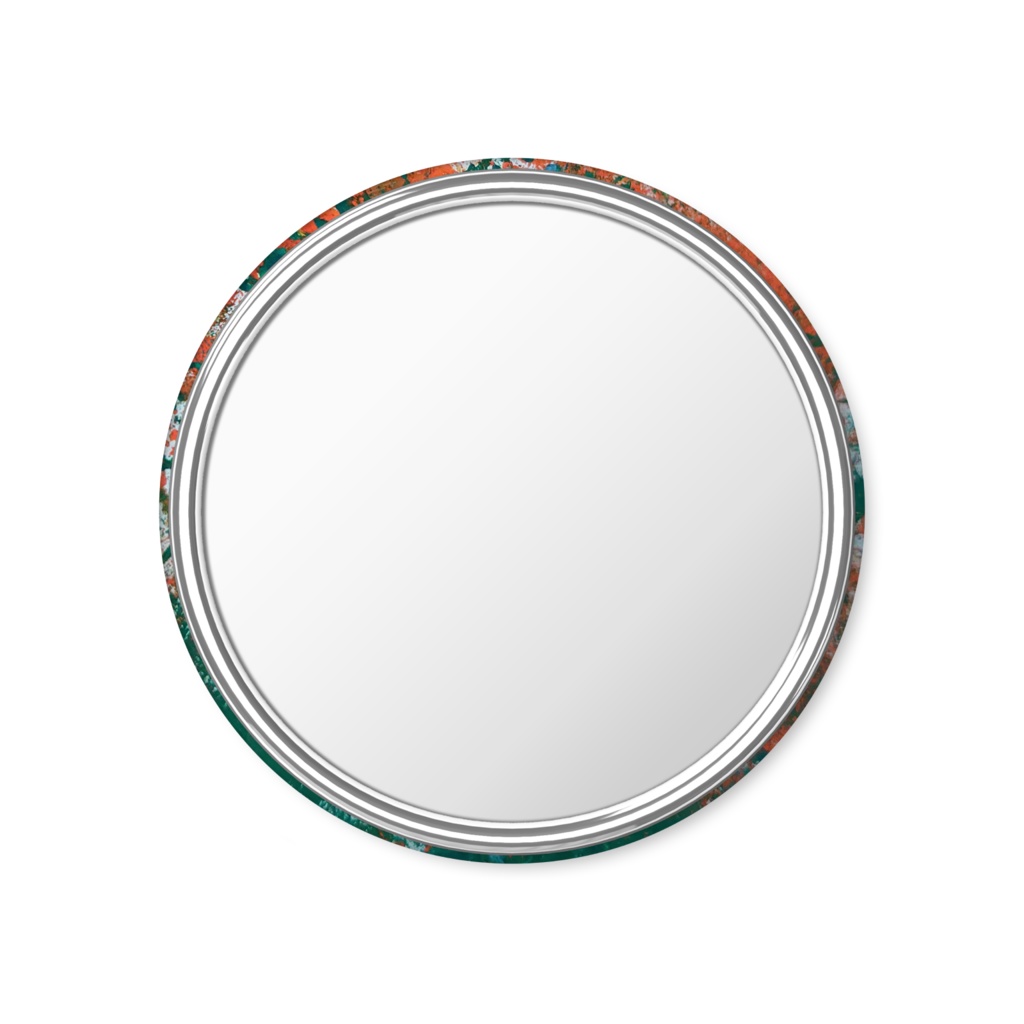 紅葉モダン 缶ミラー お出かけを楽しく