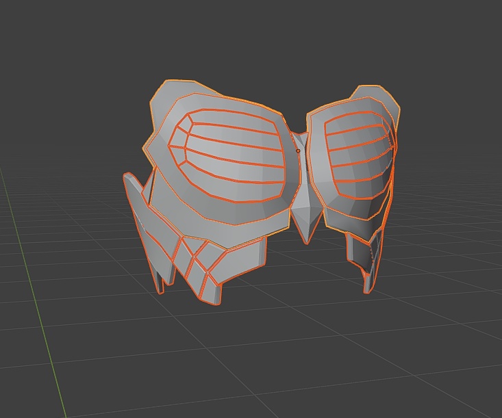 【無料】サイバー胸部アーマー【Techie/テッキー対応】