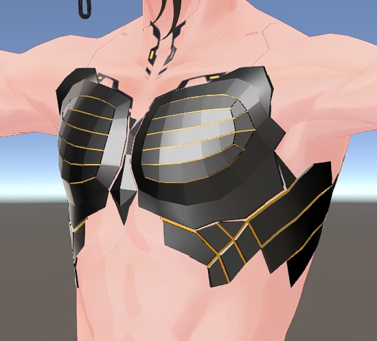 【無料】サイバー胸部アーマー【Techie/テッキー対応】