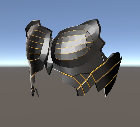 【無料】サイバー胸部アーマー【Techie/テッキー対応】