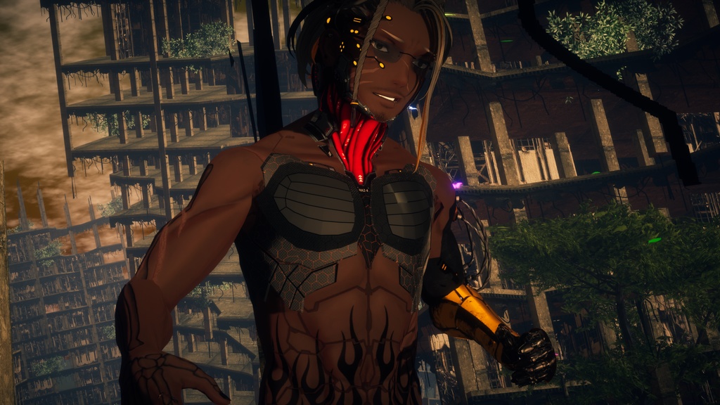 【無料】サイバー胸部アーマー【Techie/テッキー対応】