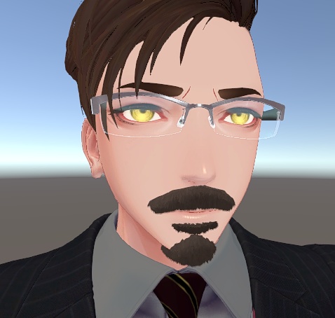 【Techie対応】立体髭