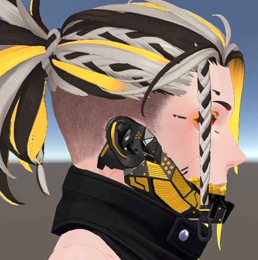 【Techie対応】サイバー感あるメカ顎パーツ【珍飯亭アバター準対応】