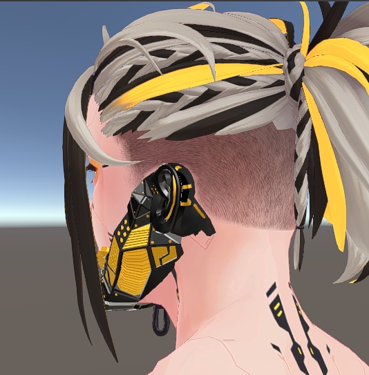 【Techie対応】サイバー感あるメカ顎パーツ【珍飯亭アバター準対応】