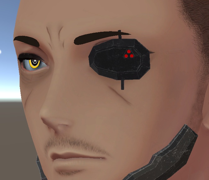 【珍飯亭アバターほぼ対応】シンプル眼帯【’26_03更新】