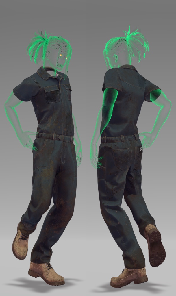 【珍飯亭 各ツナギ用】 汚しテクスチャ (単品or3種セット＋) .CLIPファイル PNG　（フルセットにおまけつき）
