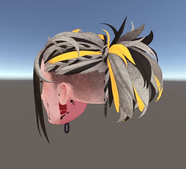 珍飯亭アバターデフォルト服用(ロマド/テッキー/ゼヴ) 汚しテクスチャ  .Clip .PNG