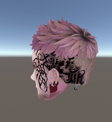 珍飯亭アバターデフォルト服用(ロマド/テッキー/ゼヴ) 汚しテクスチャ  .Clip .PNG