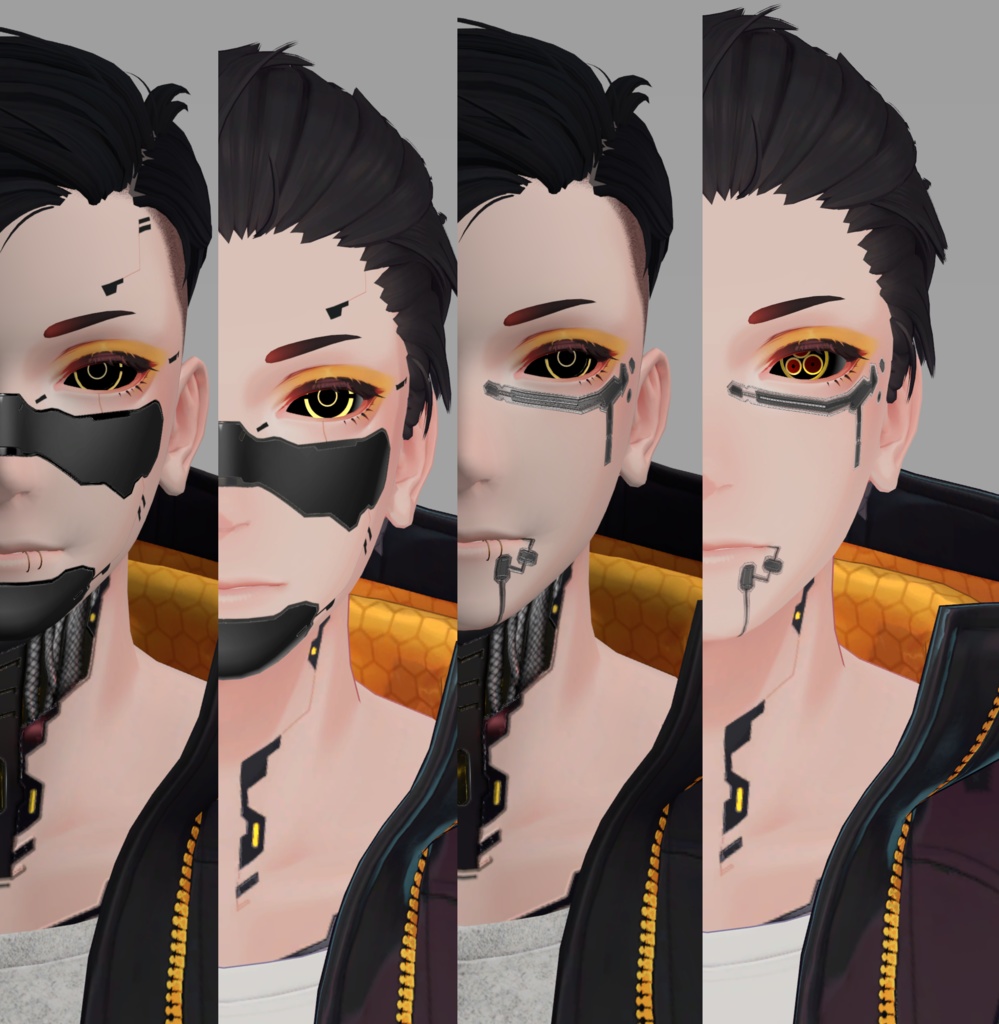 【Techie/ロマド/連成用】サイバーウェア・A 3種+フルセットにおまけ【一部販売準備中】