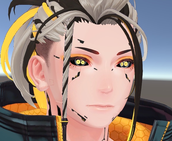 【珍飯亭アバター共通】サイバーアイテクスチャ A