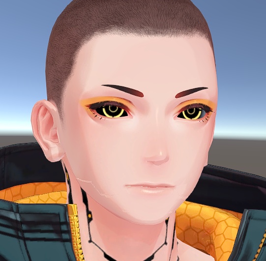 【珍飯亭アバター共通】サイバーアイテクスチャ B