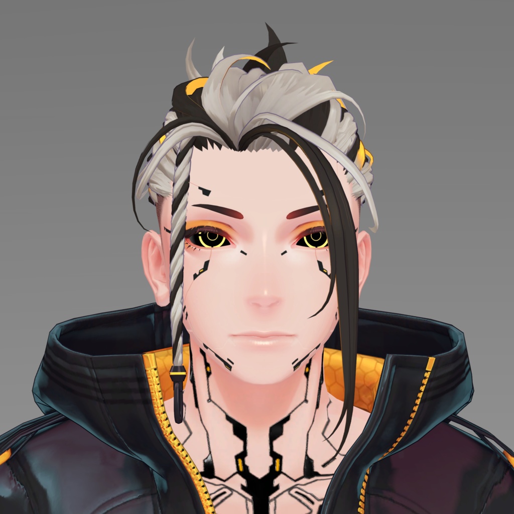 【珍飯亭アバター共通】サイバーアイテクスチャ B