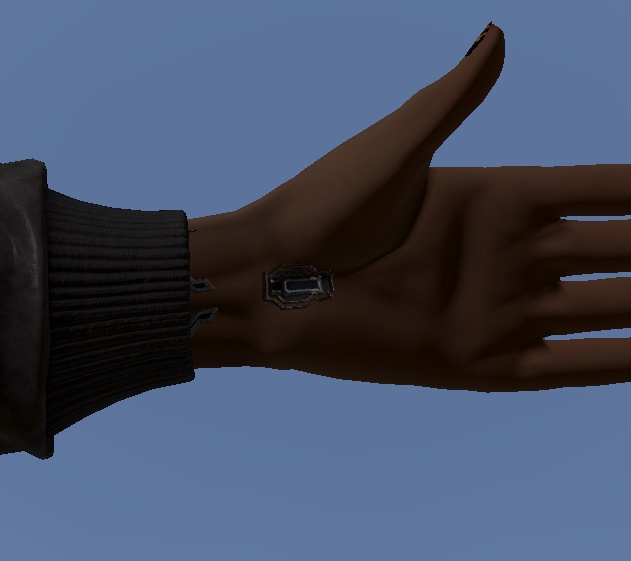 【珍飯亭男性ボディ対応】右手(+左手)のサイバーウェアテクスチャ