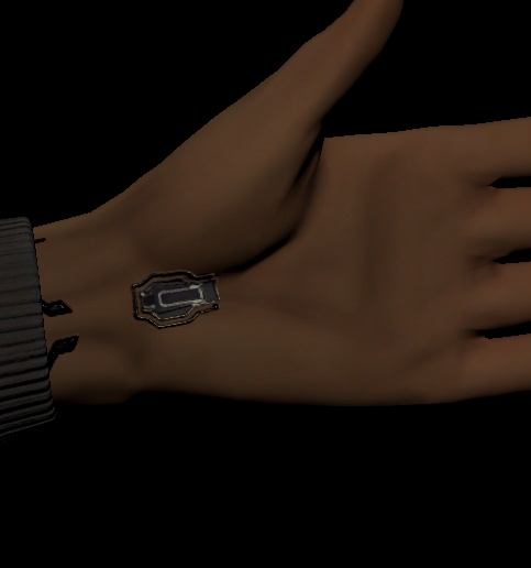 【珍飯亭男性ボディ対応】右手(+左手)のサイバーウェアテクスチャ