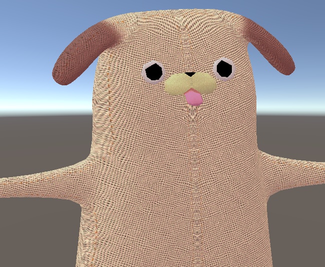 【胴長パグ対応】ぬい化ノーマルマップテクスチャ+ボタン目 #パグ3D