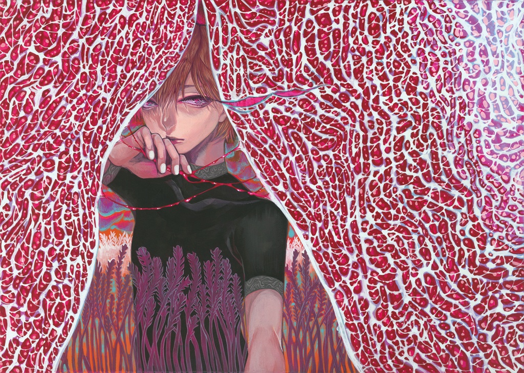 （　原画作品　）苦い日々