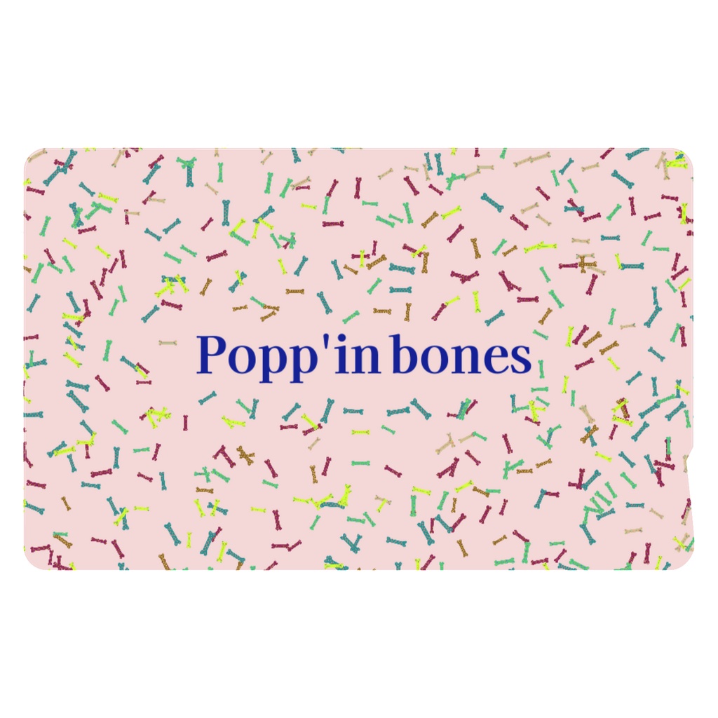 Popp'in bones ICカードステッカー
